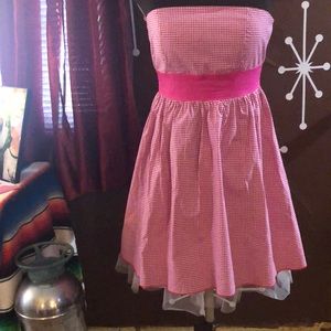 Pink Gingham Dress